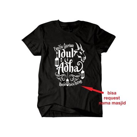 Jual Tshirt Baju Kaos Panitia Qurban Idul Adha Bisa Request Nama