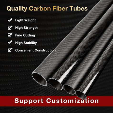 Reinforced Structure Carbon Fiber Tube Crp 3K Carbon Fiber Pipe For