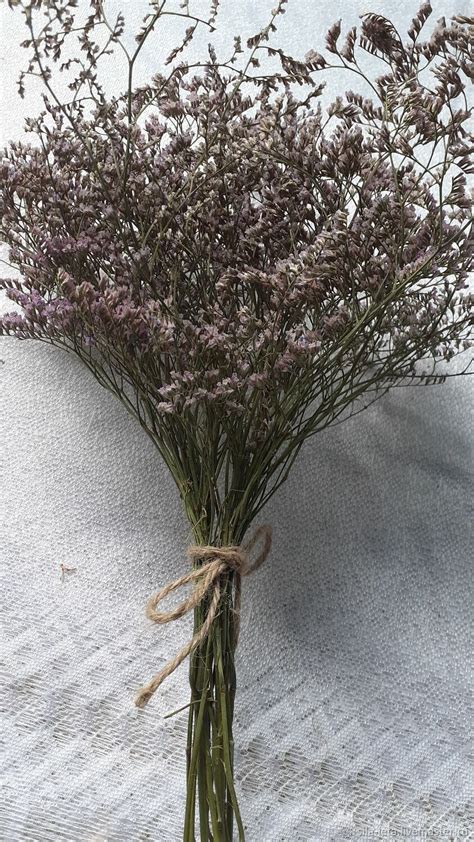 Сухоцветы для творчества: Кермек (в наличии) – заказать на Ярмарке ...