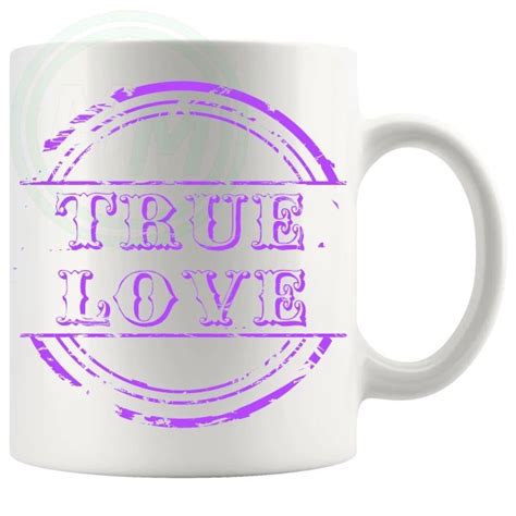 True Love Novelty Mug Purple Muggerme