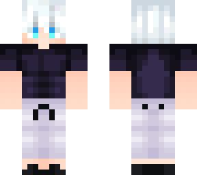 Gojo Satoru (Edited Eyes) | Minecraft Skin