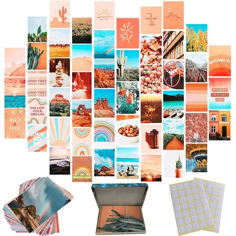 Buy Wall Collage Kit Aesthetic Pictures 50pcs Photo Collage Kit For