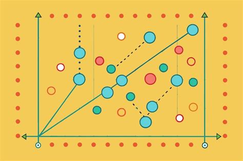 Premium Vector A Game Board With A Bunch Of Dots On It Scatter Plot