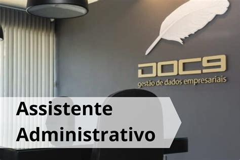 Vaga 100 Remota Doc9 Abre Vaga De Emprego Para ASSISTENTE