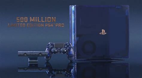 Une Ps4 Pro En édition Limitée Pour Célébrer Les 500 Millions De