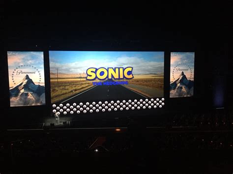 Sonic Movie Logo Shown Off At Cinema Con Nintendosoup