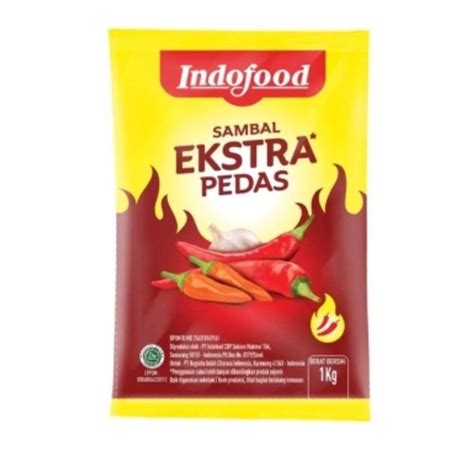 Jual Indofood Saus Sambal Extra Pedas Extra Hot Chili Sauce 1 Kg Shopee Indonesia