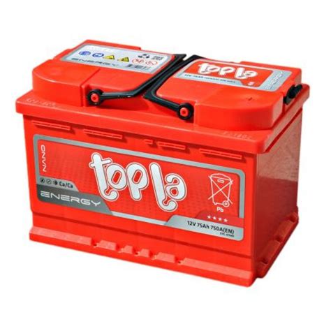 Baterie auto TOPLA ENERGY 75 Ah 108275 700A | Acu Shop