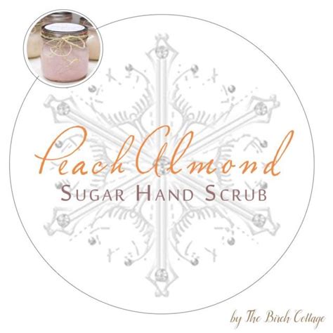 NEW DIY Sugar Hand Scrub Printable Labels The Birch Cottage