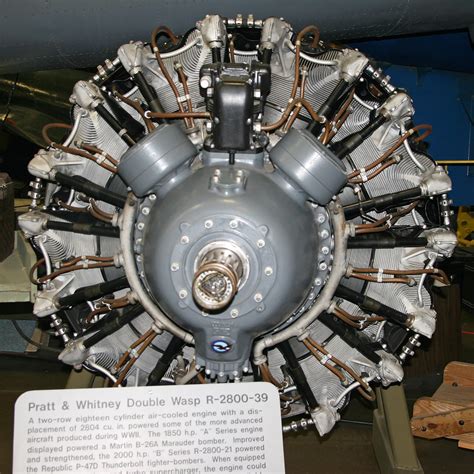 Pratt And Whitney R 2800 39 Double Wasp This Engine Powered  Flickr