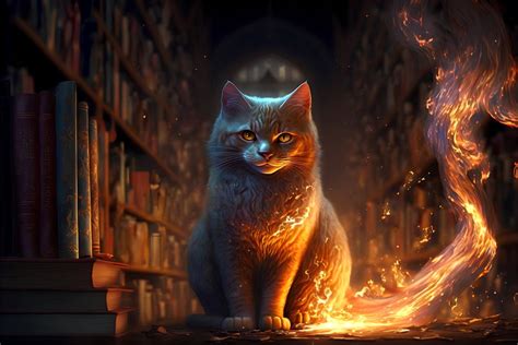 Library Cat : r/aiArt