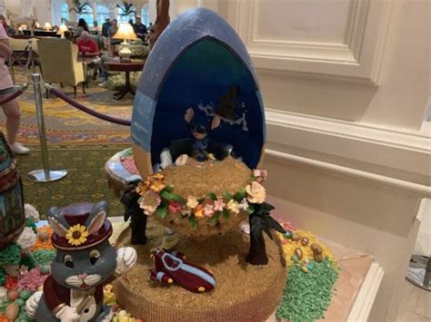 Touring The Disney Easter Egg Display At The Grand Floridian