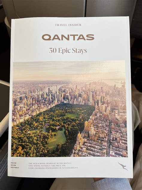 Review Qantas Sydney To New York Jfk Business Class Points Brotherhood