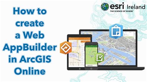 How To Create A Web Appbuilder In Arcgis Online Youtube