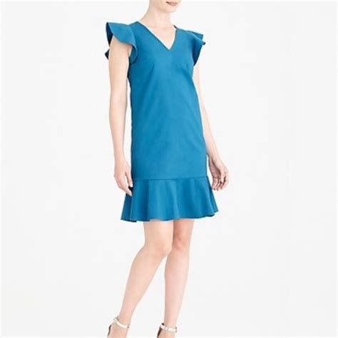 J Crew Dresses J Crew Ruffle Detailed Dress Poshmark