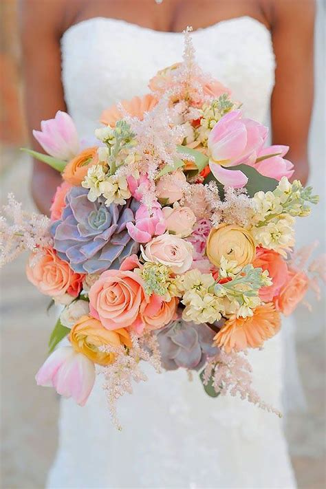 39 Fresh Spring Wedding Bouquets Wedding Forward Spring Wedding