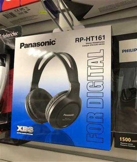 Наушники Panasonic RP-HT161E-K - Новые купить | Аудио и видео техника ...