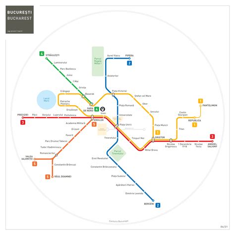 Beautiful redesigned diagram of the Metro in Bucharest (not mine) : r