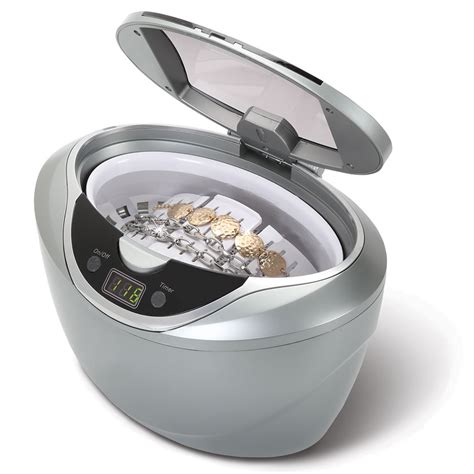 The Superior Ultrasonic Jewelry Cleaner Hammacher Schlemmer