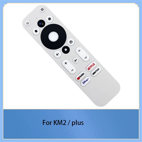 รีโมทคอนโทรล KM2 / plus สําหรับกล่องทีวี Amazon Mecool | Shopee Thailand