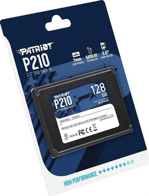 Δίσκος SSD PATRIOT P210S512G25 P210 2,5'' 512GB SATA 3 - afoimilioni
