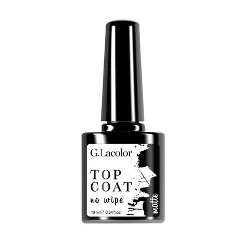 Закрепитель гель-лака G.Lacolor Top Coat No Wipe без липкого слоя, 10 ...
