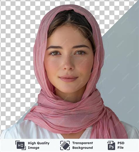 Premium Psd Psd Picture Portrait Of A Beautiful Young Woman Over