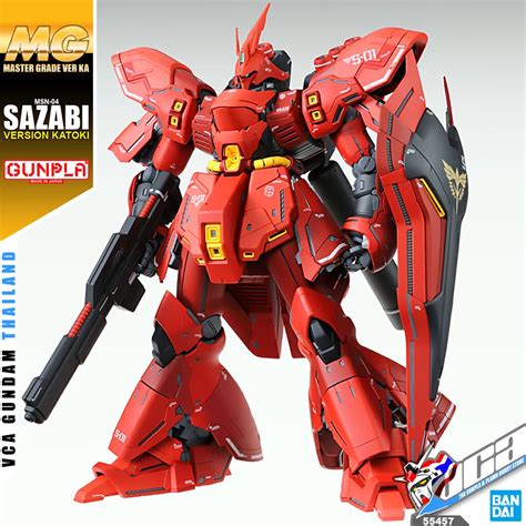 Vca Bandai Gunpla Master Grade Mg Msn Sazabi Gundam Ver Ka