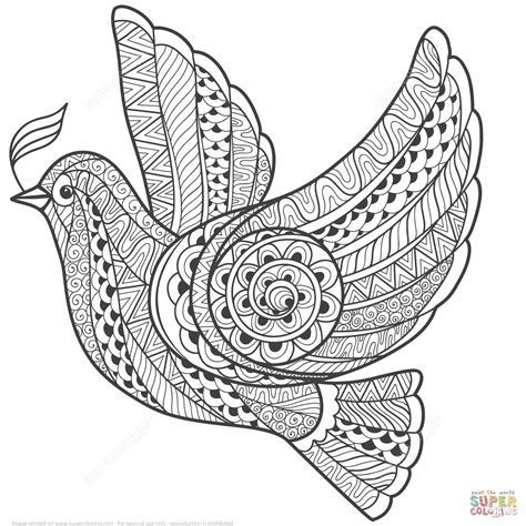 Zentangle Animal Coloring Pages at GetColorings.com | Free printable ...