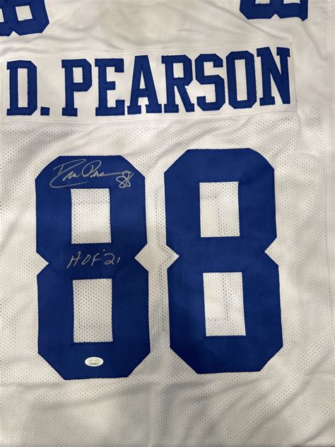 Drew Pearson signed jersey - sports collectibles and memorabilia