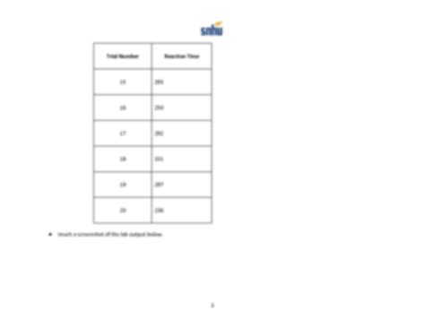 Solution Psy Module One Lab Worksheet Studypool