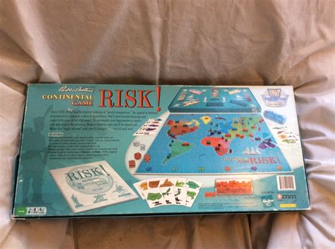 Parker Bros Risk Continental Board Game 1959 1st Edition Classic Reproduction Ebay