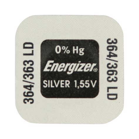 Silver Oxide Battery SR60 1 55 V DC 19 MAh 1 Pack Watch Silver