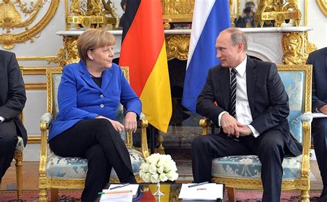 Встреча с канцлером Германии Ангелой Меркель • Президент России