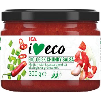 Chunky Salsa Ekologisk G Ica I Love Eco Handla Mat Online Fr N Din