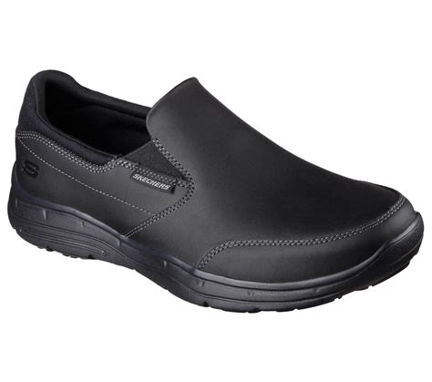 Skechers Relaxed Fit Glides Calculous In Black For Men Lyst