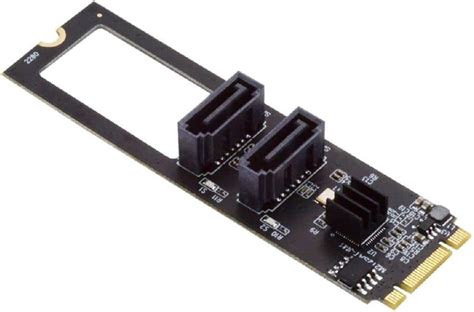 Amazon Cablecc PCI Express NGFF Key B M SATA 3 0 6Gbps デュアルポート 垂直