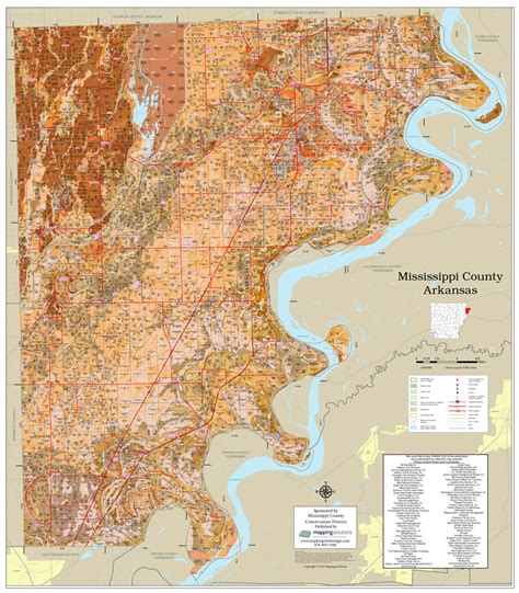 Mississippi County Arkansas 2023 Soils Wall Map Mapping Solutions