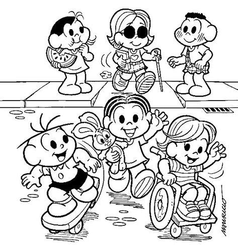 Desenho Sobre Inclusão Social - Inclusão Social Desenhos Para Colorir