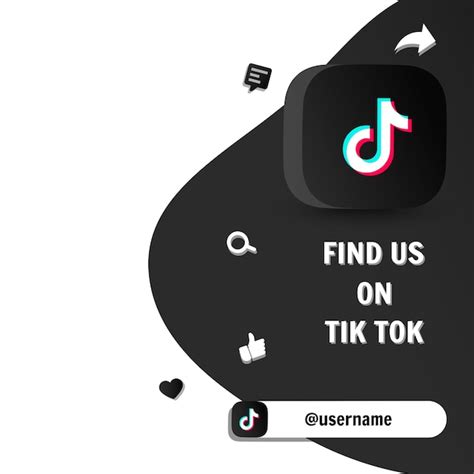 Premium Vector Follow Us On Tiktok In Vector Illustration