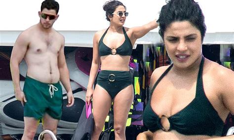 Priyanka Chopra Shows Off Her Bikini Body As She Takes To The Waves