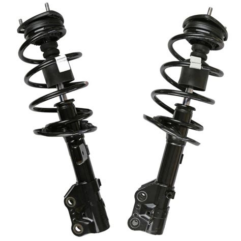 Front Complete Struts And Coil Springs Set Of Driver And Passenger