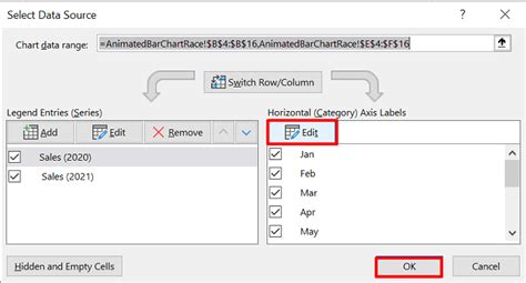 How to Create Animated Bar Chart Race in Excel (with Easy Steps)