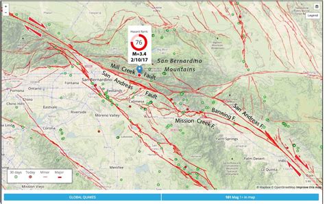 San Andreas Fault earthquake wakes San Bernardino and Riverside ...