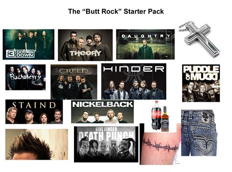 The Butt Rock Starter Pack R Starterpacks