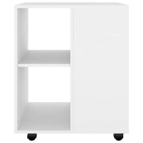 Casiers Armoires De Rangement Armoire Roulettes Blanc X X Cm