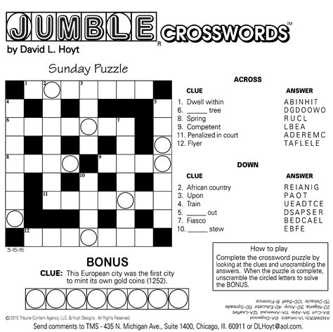 This guide explains how to solve the minneapolis tribune crossword 7