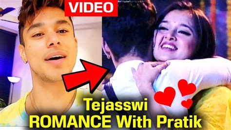 Pratik Sehajpal Romance With Tejasswi Prakash Pratej In Naagin