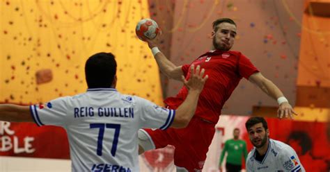 HANDBALL Proligue Grenoble Saint Martin d Hères battu par le leader