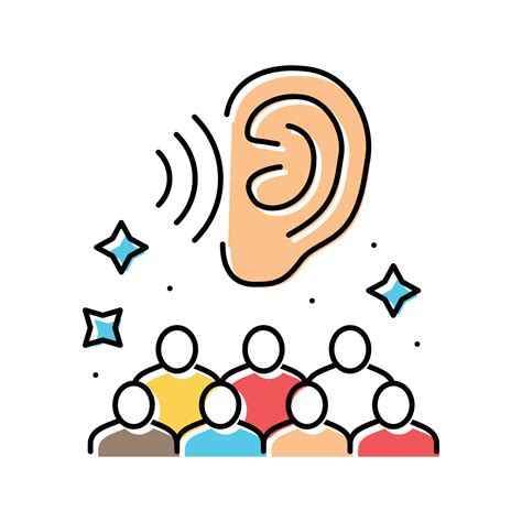 active listener business color icon vector illustration 21143745 Vector ...